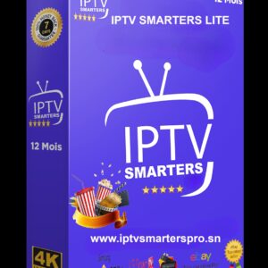 Activation IPTV SMARTERS LITE 12Mois Premium Lite